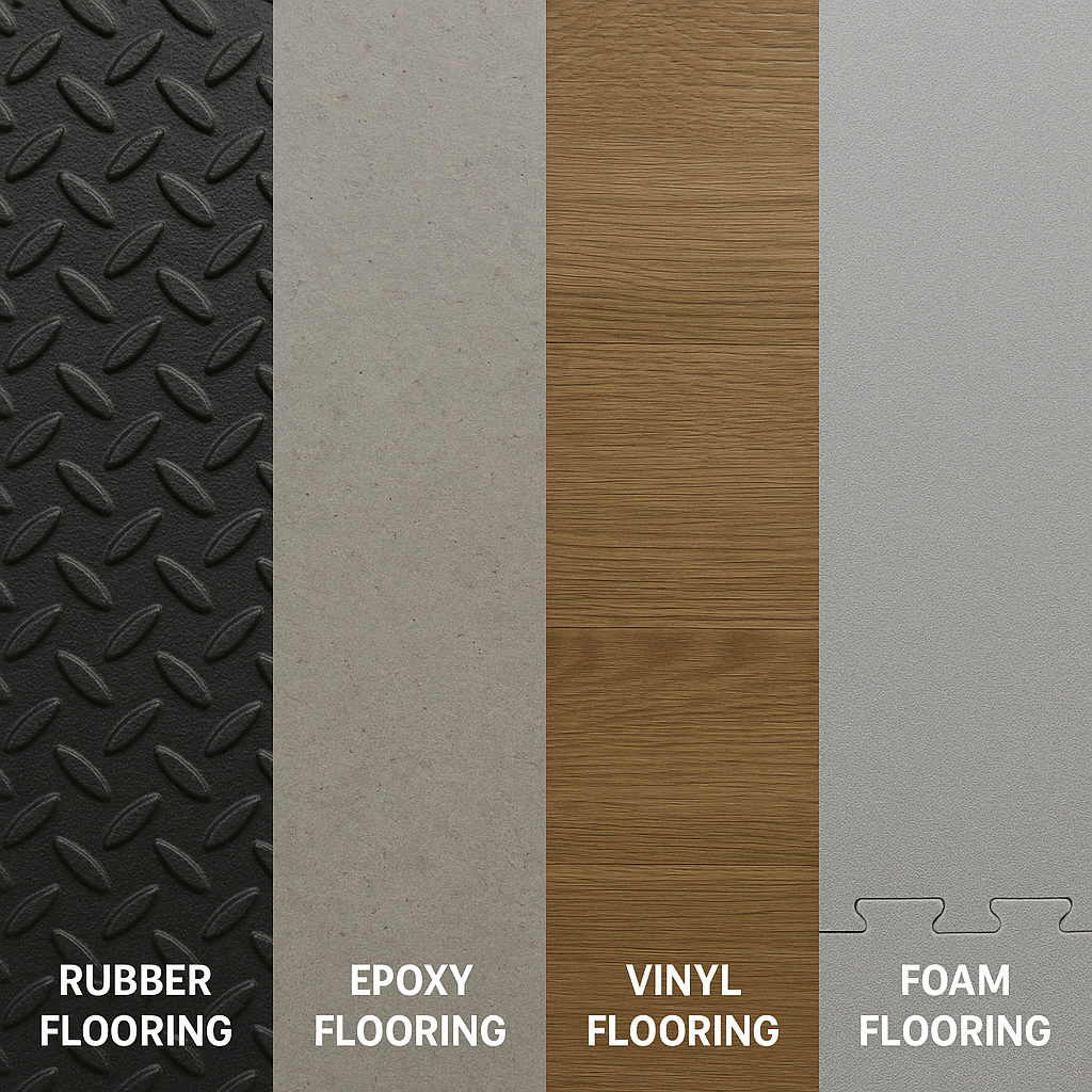 Rubber Flooring vs Other Gym and Workshop Flooring Options: Which is Best?