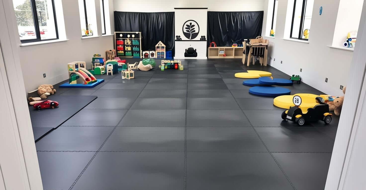 How Rubber Mats Help Prevent Injuries in Kids’ Play Area
