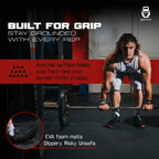 4 pack – Interlocking Rubber Gym Tiles — 22.5" × 22.5" | 1/2" Thick