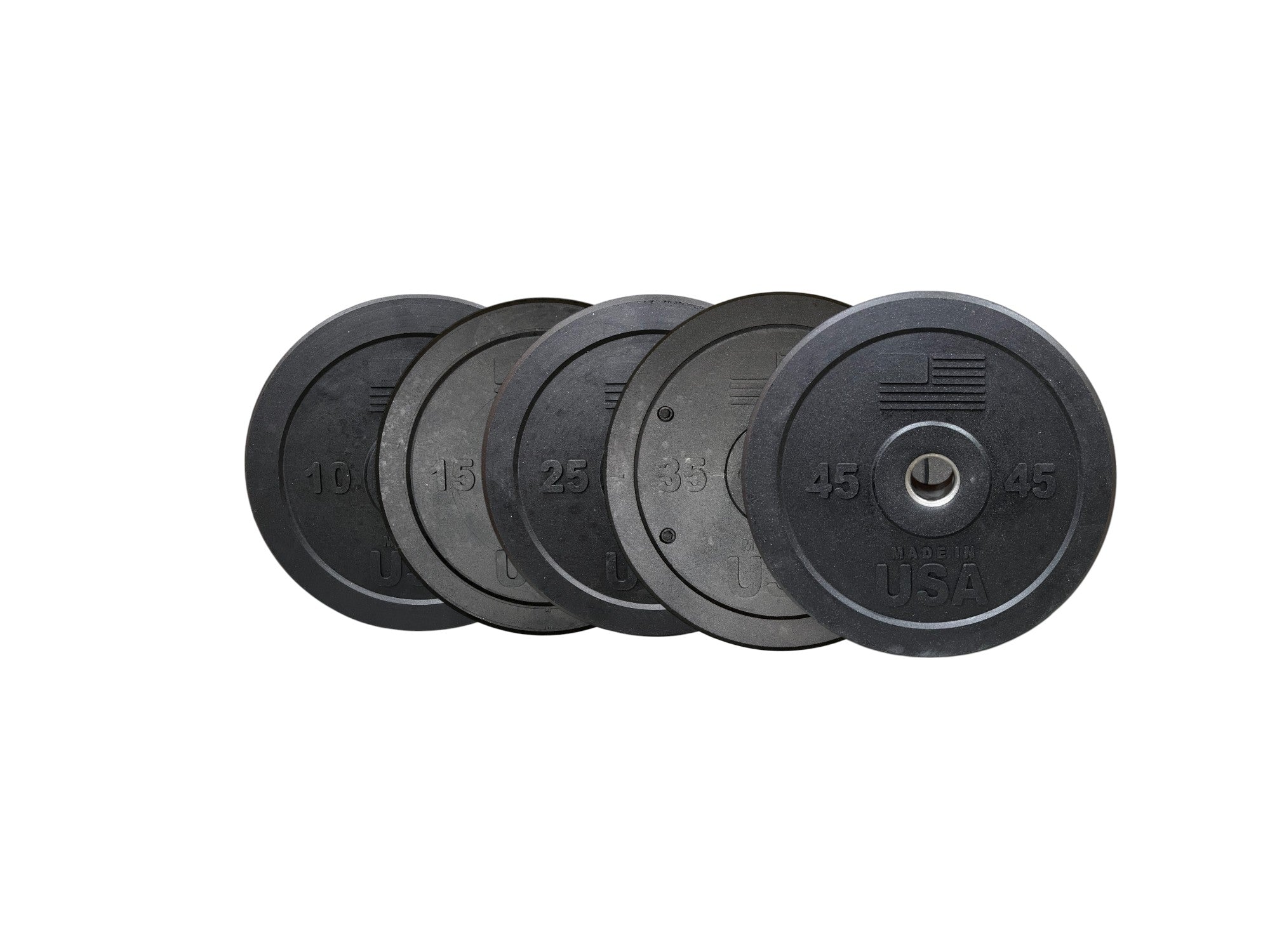USA Bumper Plate Set - HomeGrown Lifting