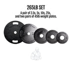 Cast Iron Machined Weight Plate Sets