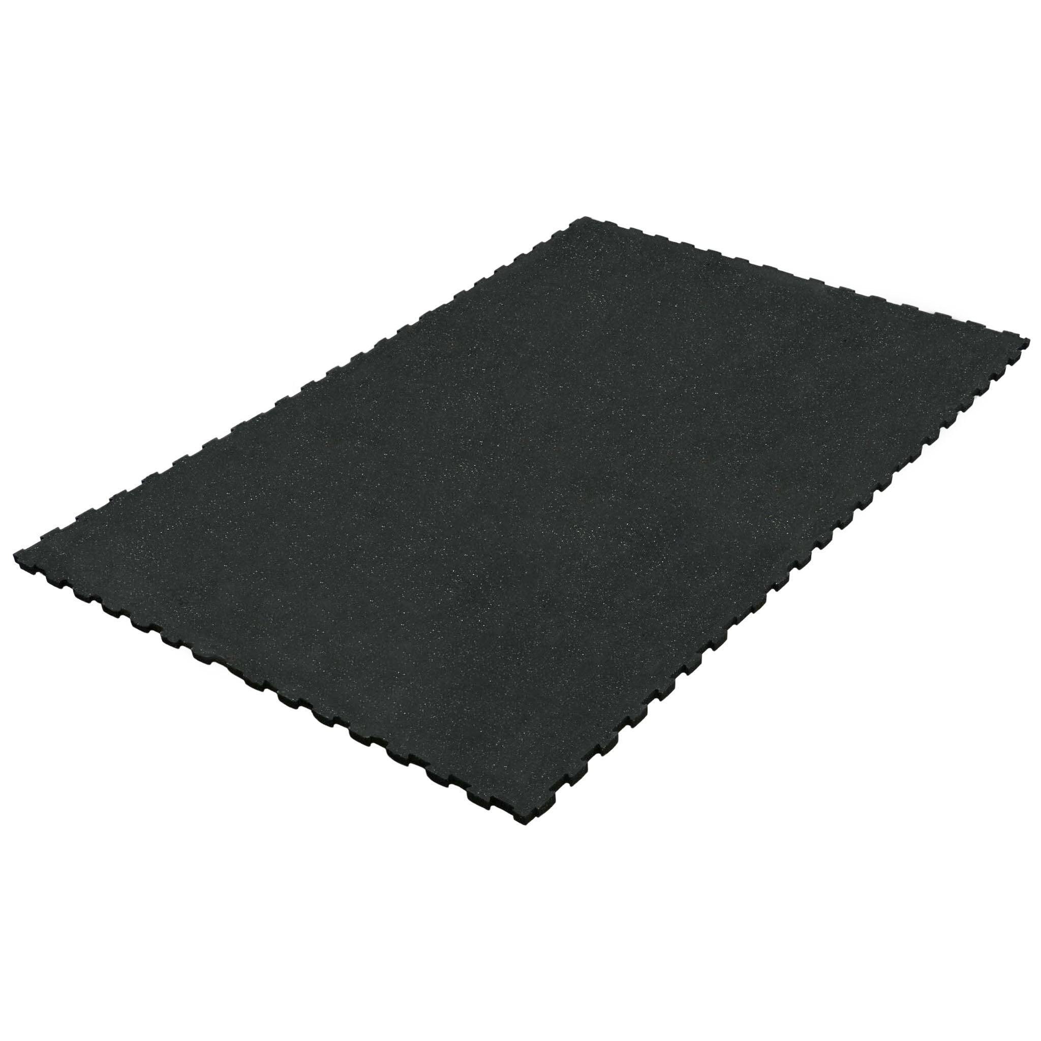 GrytFit Interlocking 6ft x 4ft Rubber Mat 3/4