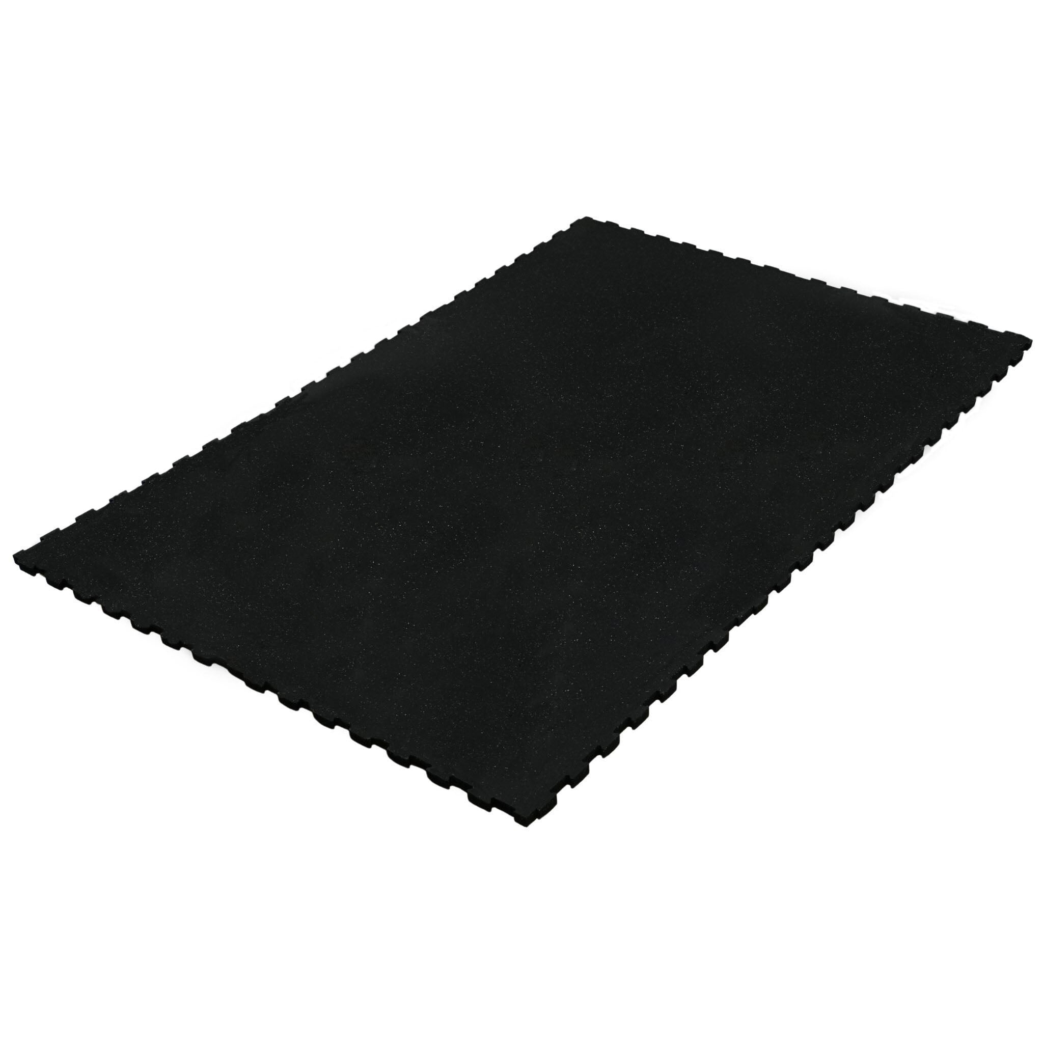 Interlocking 6' x 4' Rubber Mat 3/4" Thick