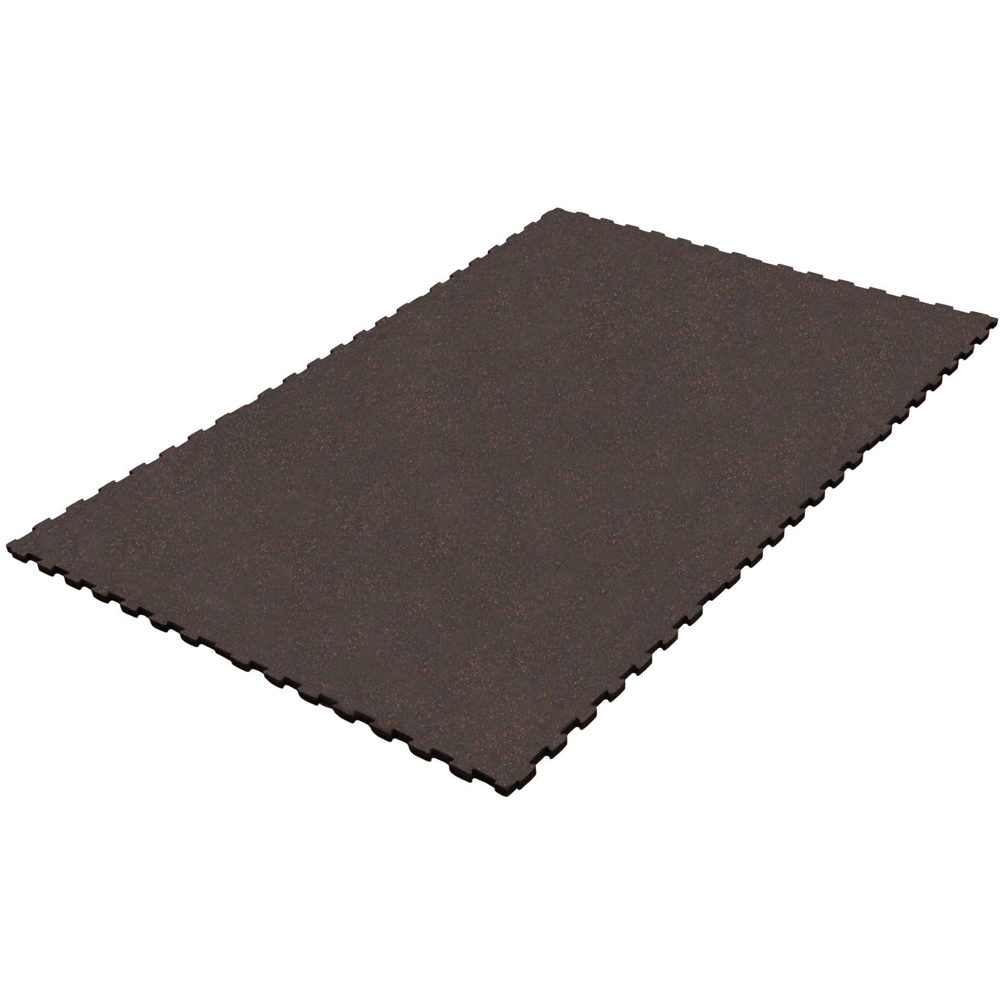 Interlocking 6' x 4' Rubber Mat 3/4" Thick
