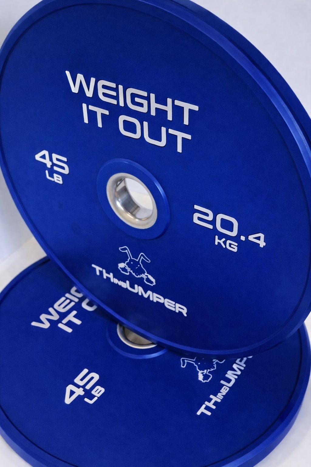 'Thumper' Thin Bumper Weight Plate Pairs. (Thinnest Bumper Plates Ever!)