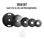 Cast Iron Machined Weight Plate Sets