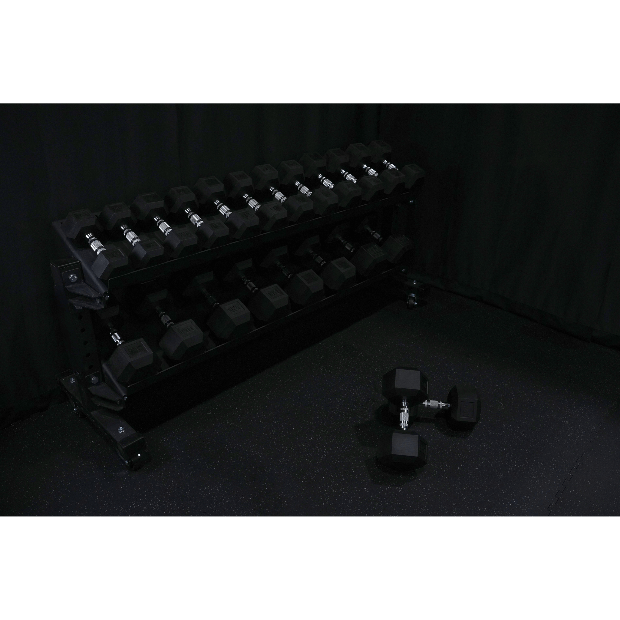 GrytFit Rubber Hex Dumbbells