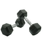 GrytFit Rubber Hex Dumbbells