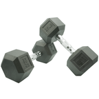 GrytFit Rubber Hex Dumbbells