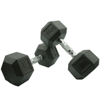 GrytFit Rubber Hex Dumbbells