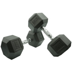 GrytFit Rubber Hex Dumbbells