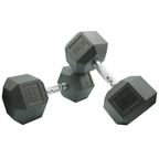 GrytFit Rubber Hex Dumbbells
