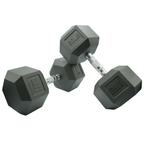 GrytFit Rubber Hex Dumbbells