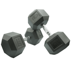 GrytFit Rubber Hex Dumbbells