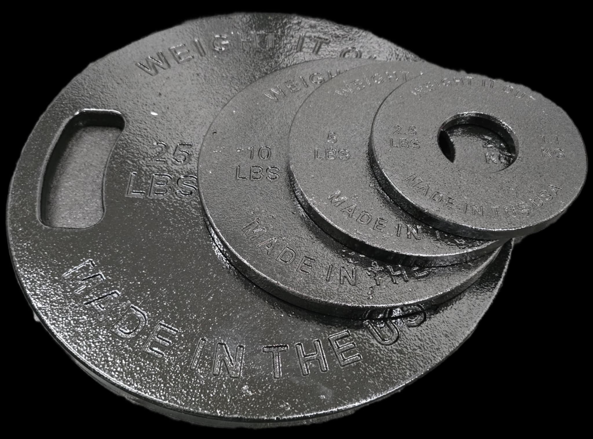 Cast Iron Machined Weight Plate Sets