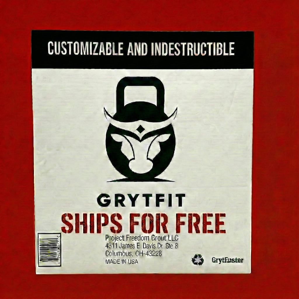 4 pack – Interlocking Rubber Gym Tiles — 22.5" × 22.5" | 1/2" Thick