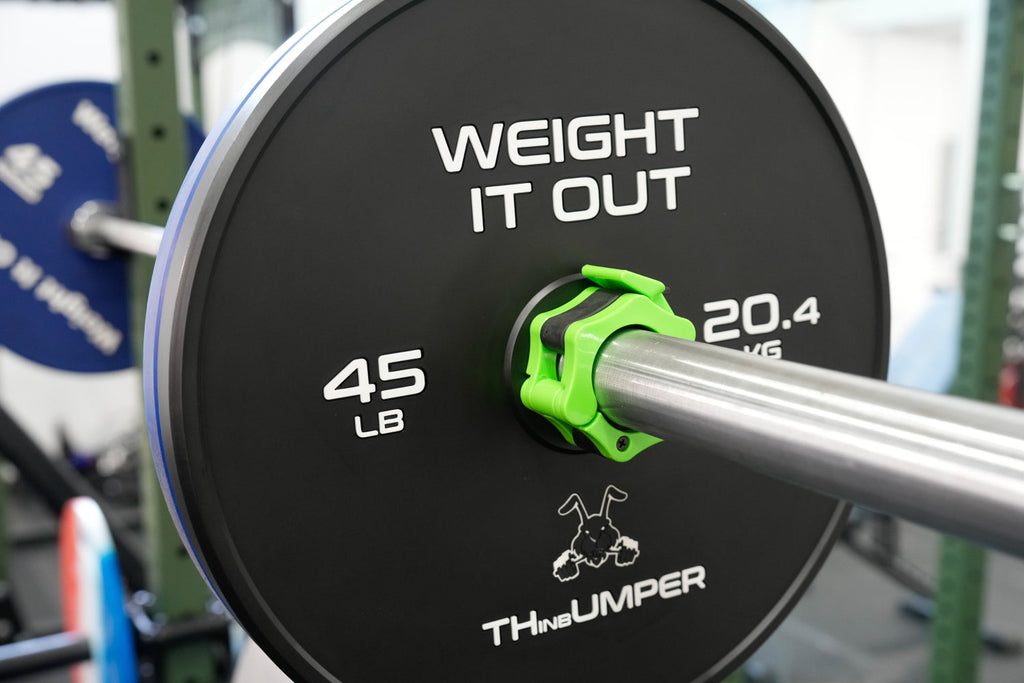 'Thumper' Thin Bumper Weight Plate Pairs. (Thinnest Bumper Plates Ever!)