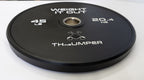 'Thumper' Thin Bumper Weight Plate Pairs. (Thinnest Bumper Plates Ever!)