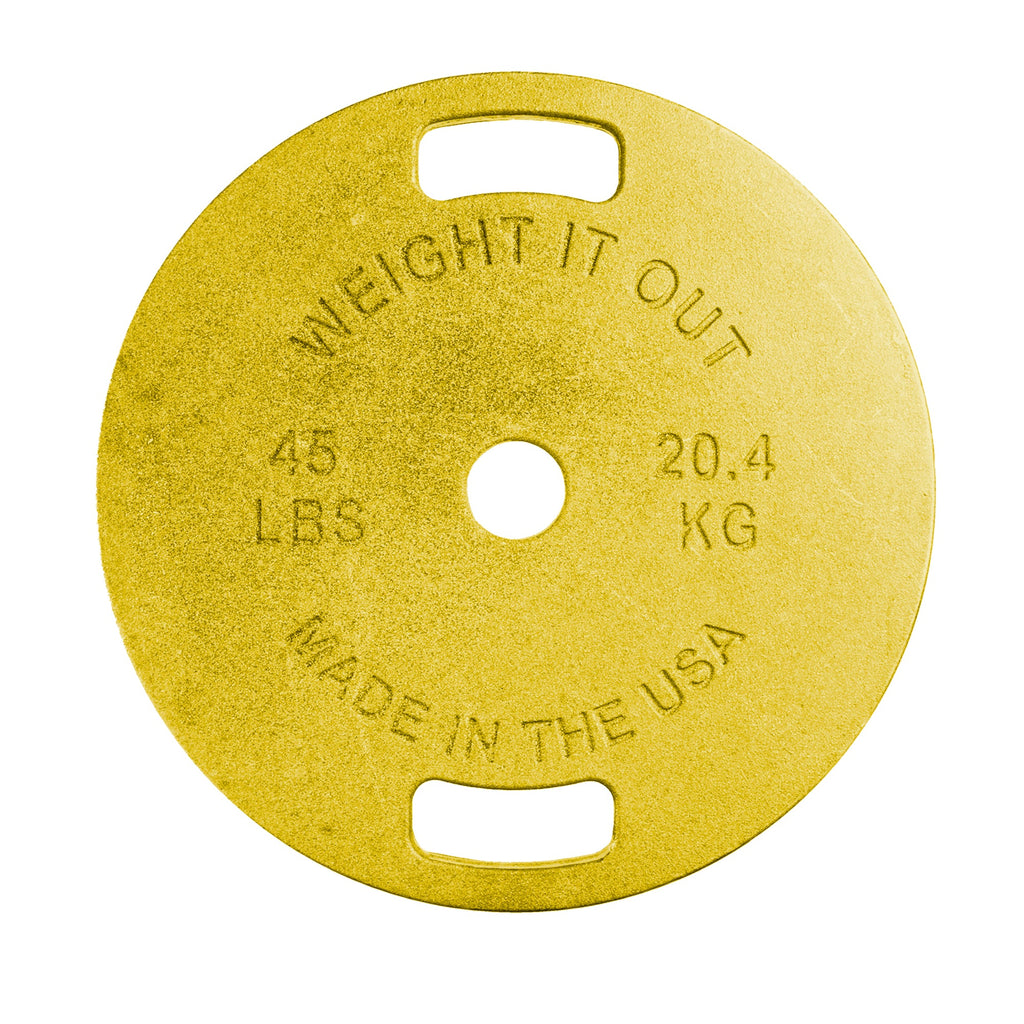 Cast Iron Machined Weight Plate Sets