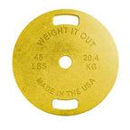 Cast Iron Machined Weight Plate Pairs