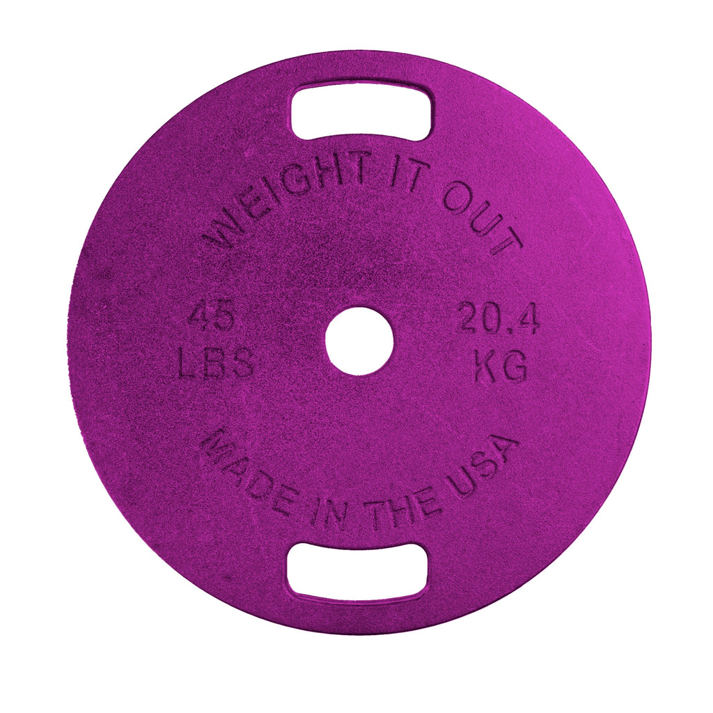Cast Iron Machined Weight Plate Pairs