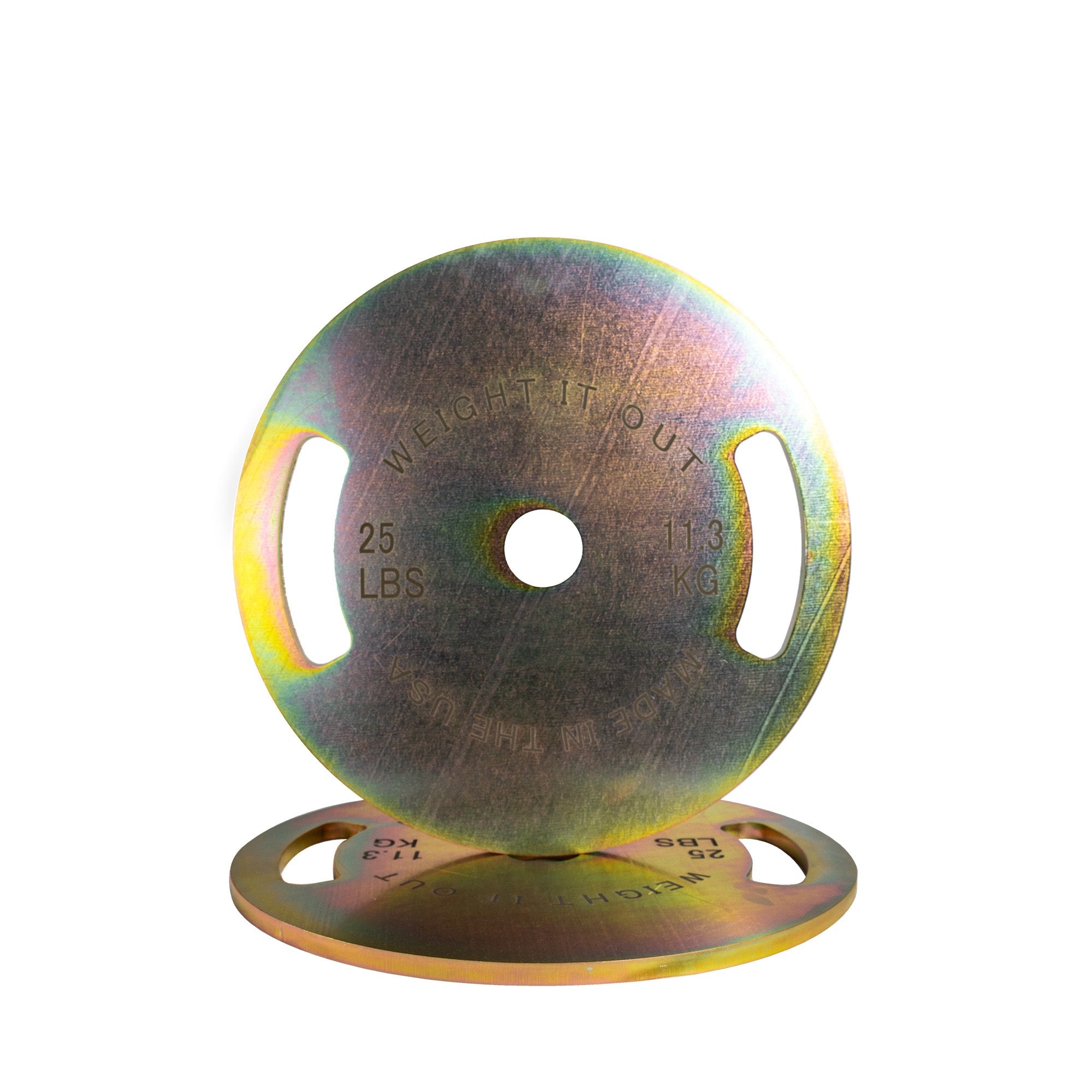 Cast Iron Machined 45lb And Calibrated Solid Steel Weight Plate Sets