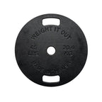 Cast Iron Machined Weight Plate Pairs