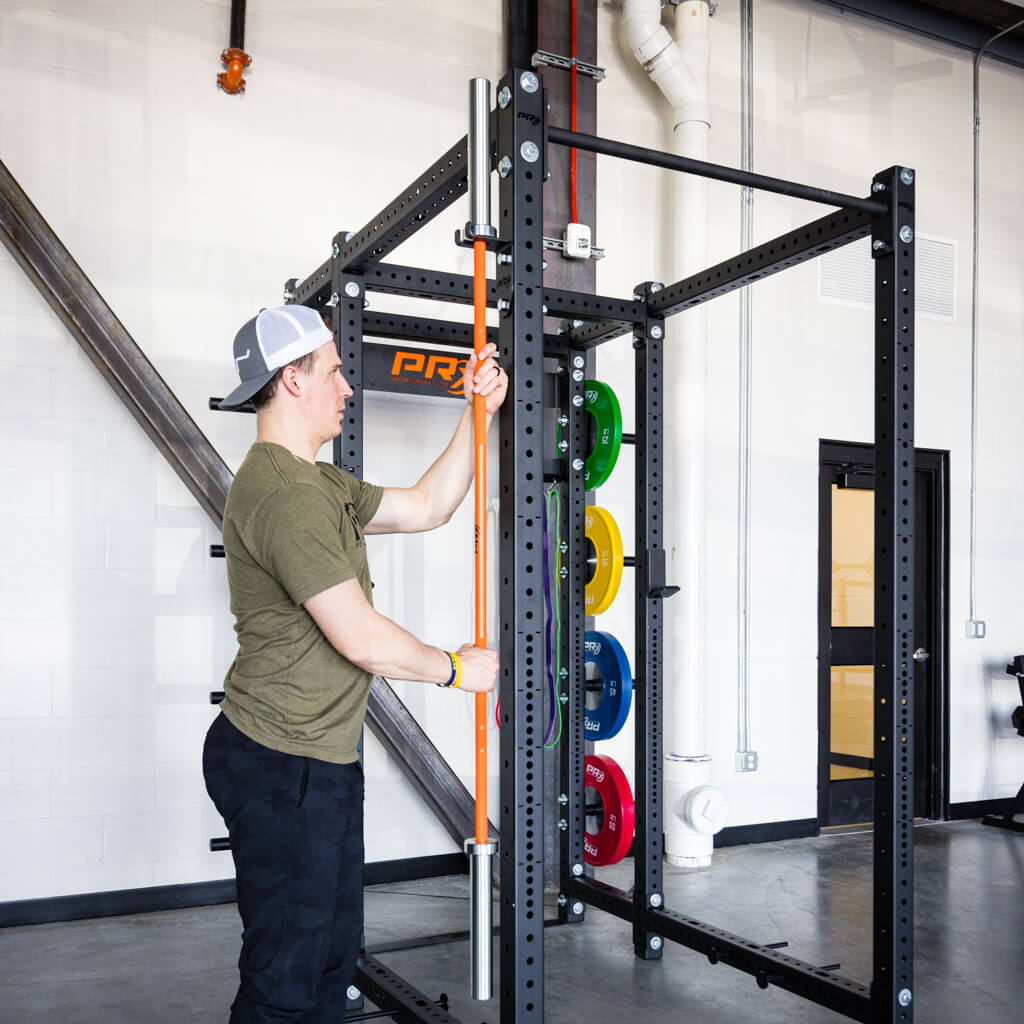 Build Limitless® 81" Rack Mount Barbell Storage