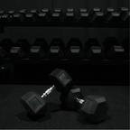 GrytFit Rubber Hex Dumbbells