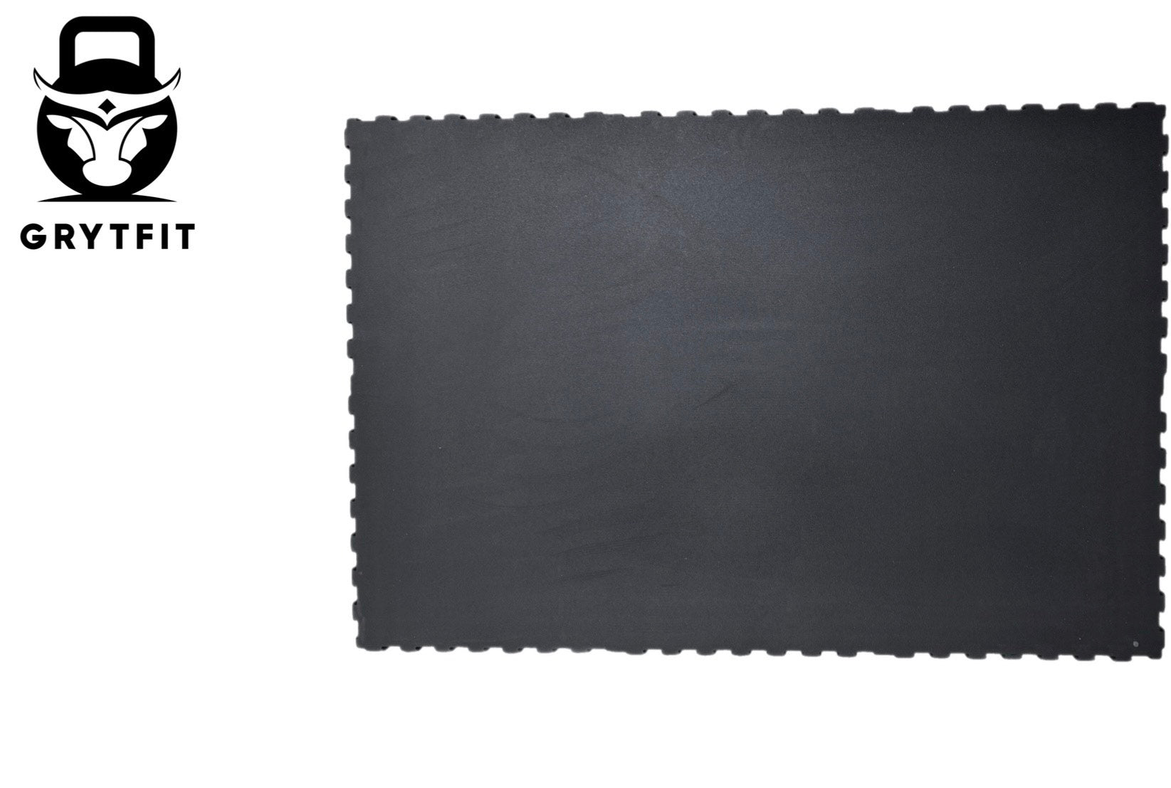 GrytFit Interlocking 6ft x 4ft Indestructible Re-Vulcanized Rubber Mat